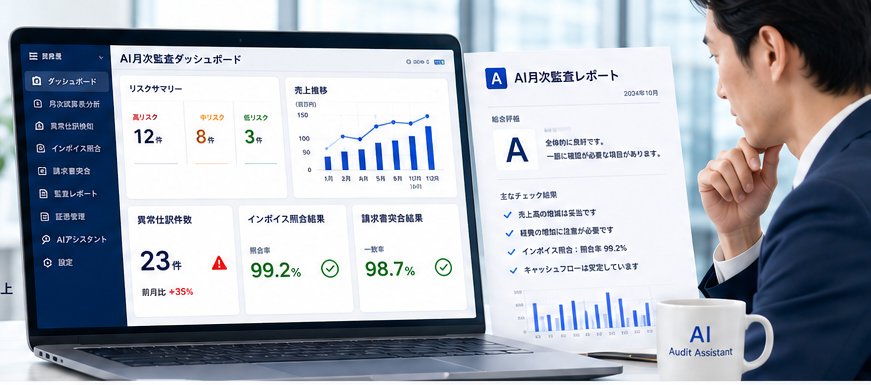 AI月次監査アシスタント ダッシュボード